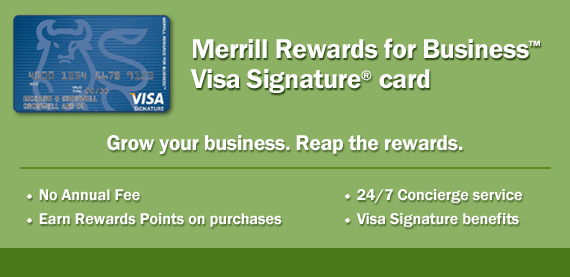 Merrill Rewards for Business Card